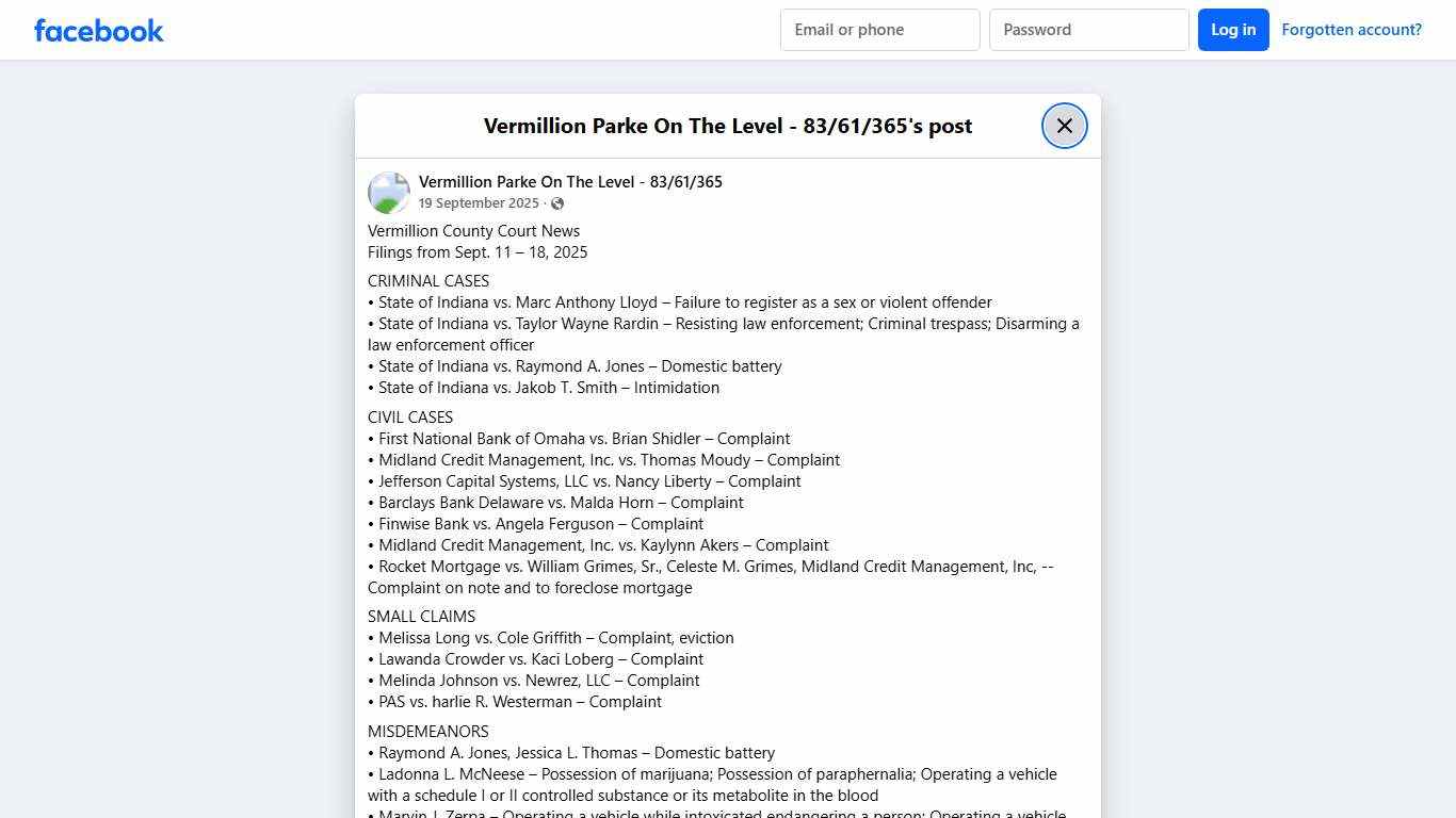 Vermillion... - Vermillion Parke On The Level - 83/61/365 | Facebook